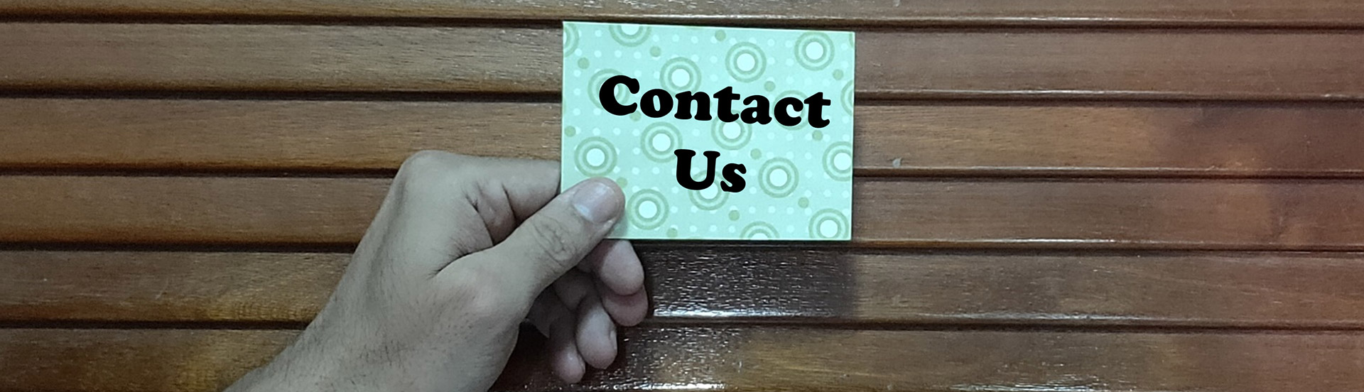 Contact Us banner image